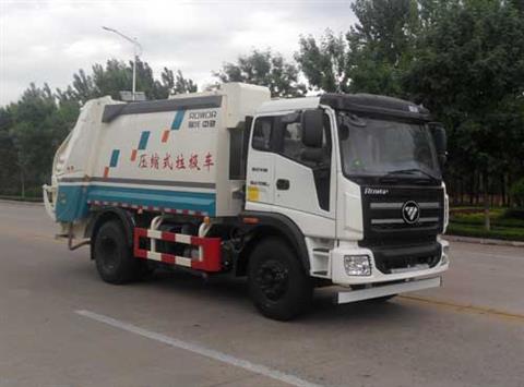 国五福田瑞沃压缩式垃圾车（天燃气）