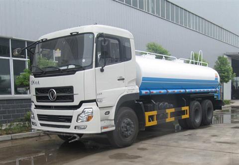 国五东风天龙后双桥绿化喷洒车